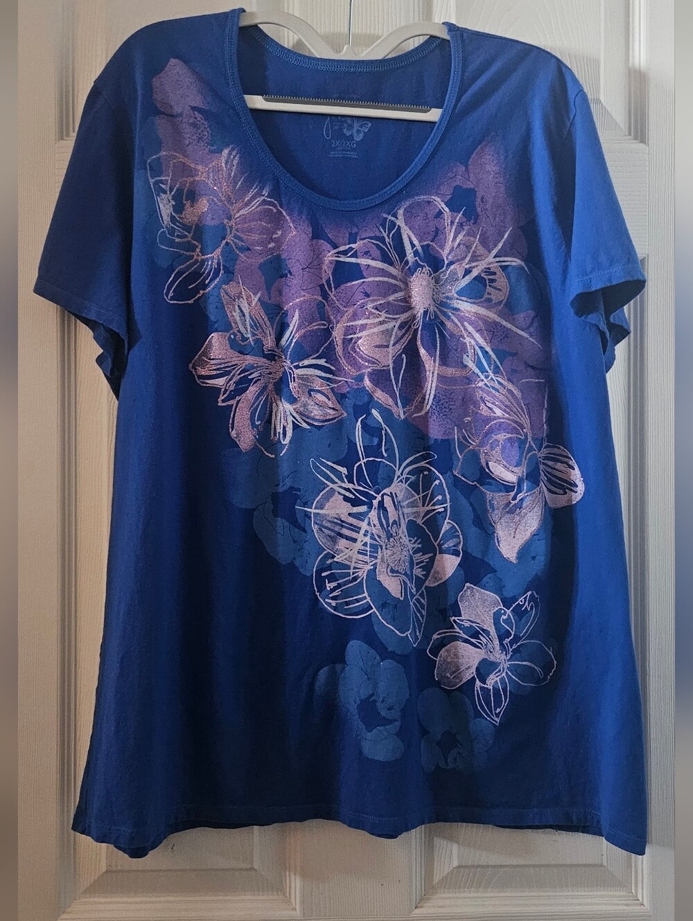 Just My Size Floral Tee